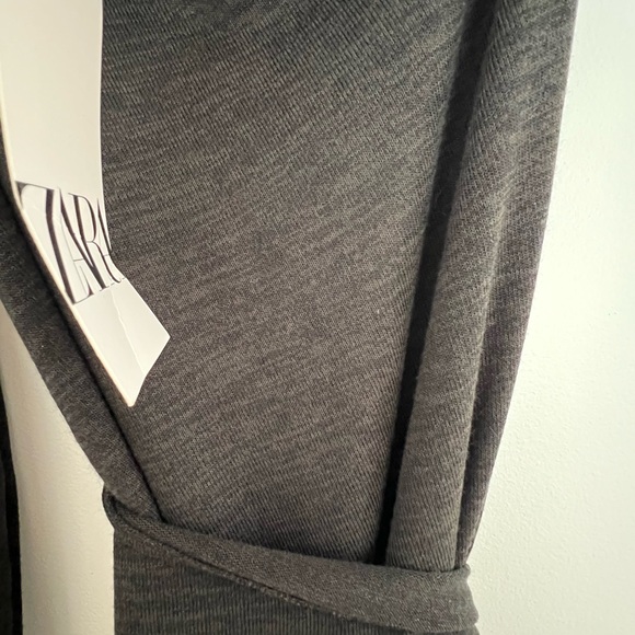 Zara one shoulder long sleeve sweater dress - Picture 2 of 3